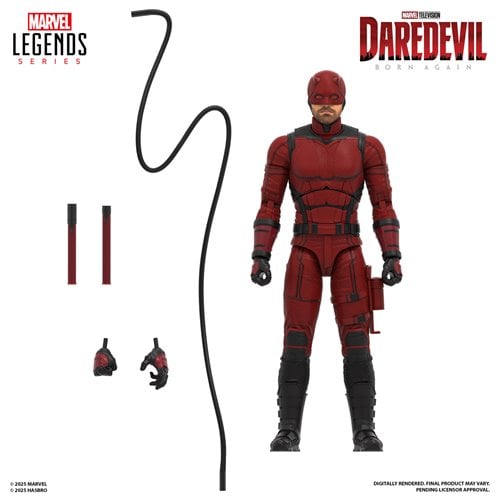 Daredevil: Born Again Marvel Legends Series Daredevil 6-Inch Action Figure