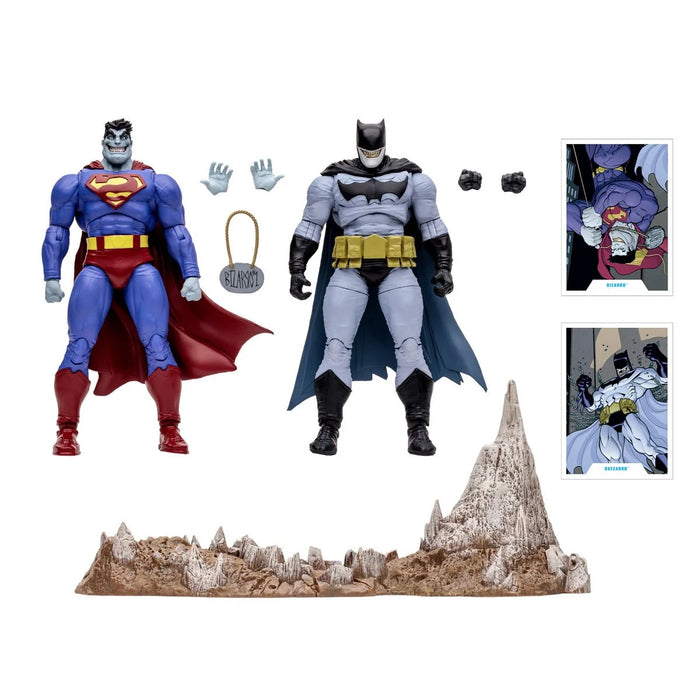 DC Multiverse Bizarro and Batzarro 7-Inch Scale Action Figure 2-Pack