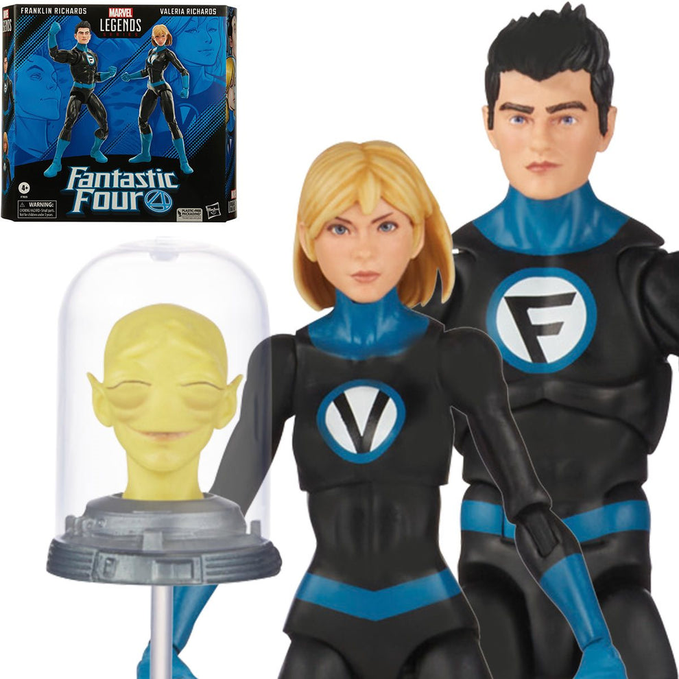 Fantastic Four Marvel Legends Franklin Richards and Valeria Richards 6 ...