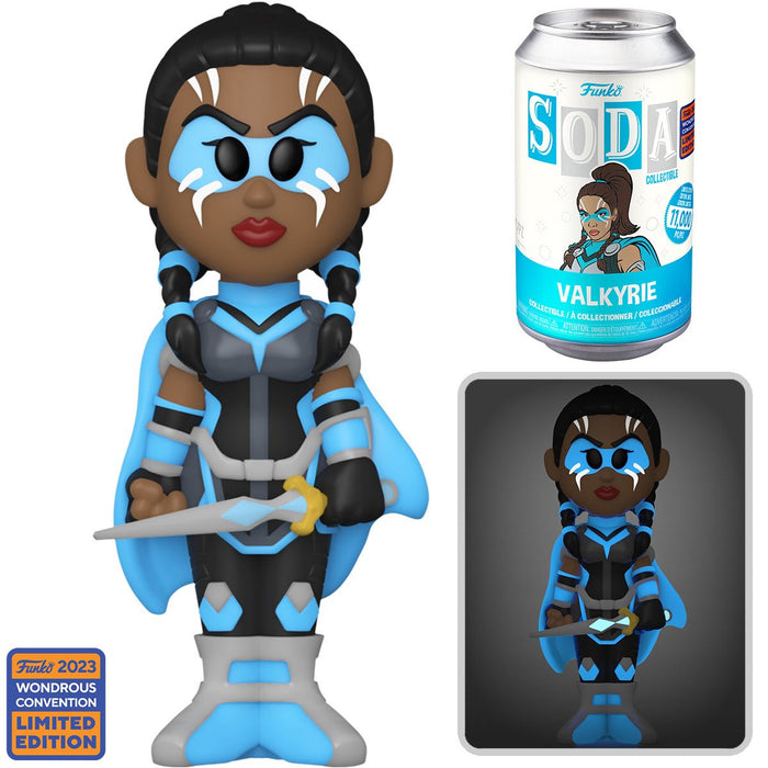 Thor: Love and Thunder Valkyrie Vinyl Funko Soda Figure - 2023 Convention Exclusive