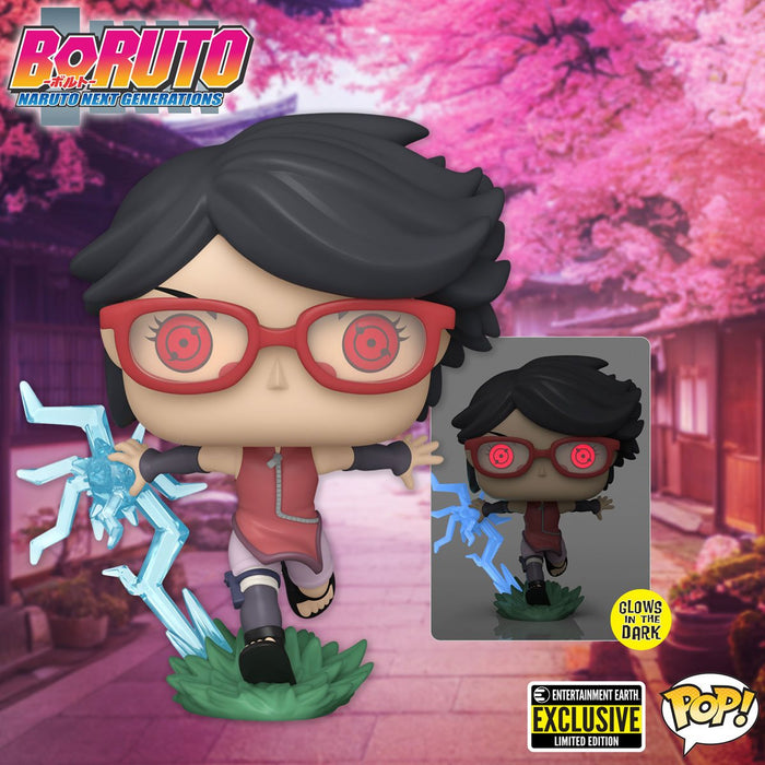 Boruto Sarada with Sharingan Glow-in-the-Dark Funko Pop! Vinyl Figure