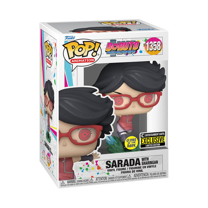 Boruto Sarada with Sharingan Glow-in-the-Dark Funko Pop! Vinyl Figure