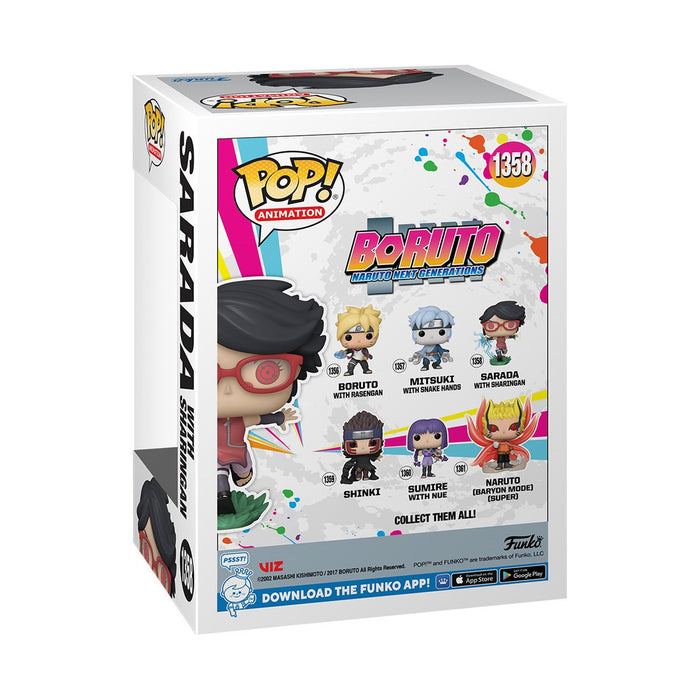 Boruto Sarada with Sharingan Glow-in-the-Dark Funko Pop! Vinyl Figure