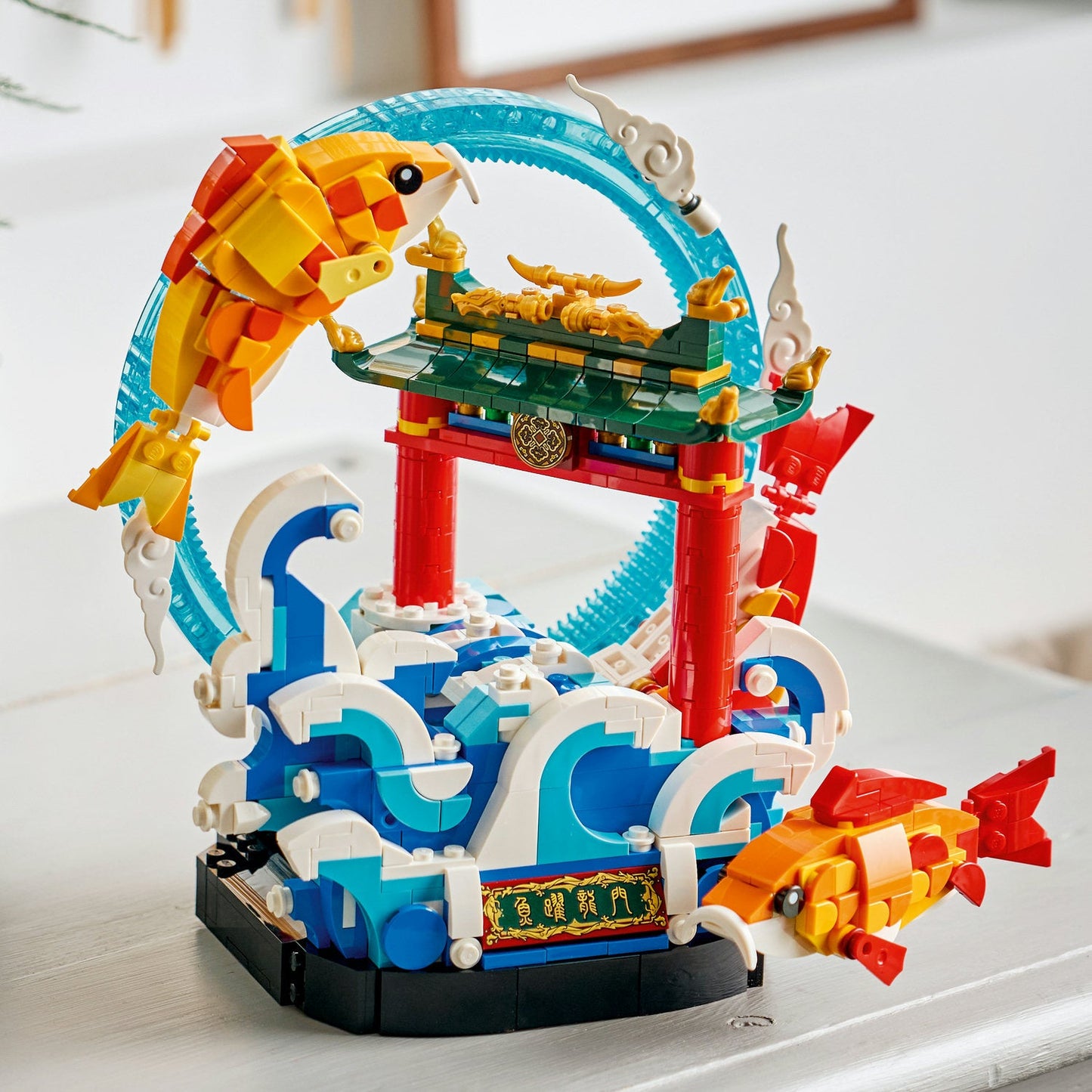 Prosperity Carp Leaping