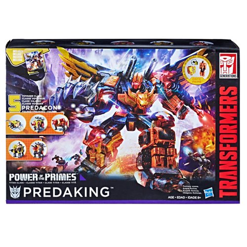 Transformers Power of the Primes Predaking Combiner Team Set