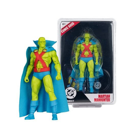 DC Direct Page Punchers Wave 12 Martian Manhunter Justice League #77 7-Inch Scale Action Figure with Comic