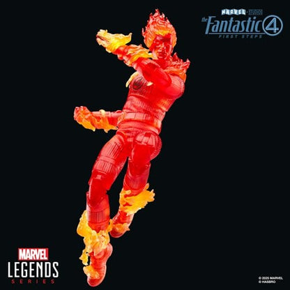 The Fantastic Four: First Steps Marvel Legends Series Human Torch 6-Inch Action Figure
