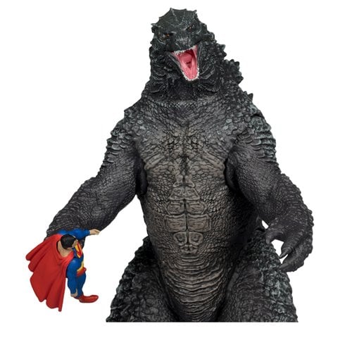 DC Multiverse Superman vs. Godzilla Megafig Justice League vs. Godzilla vs. Kong Action Figure 2-Pack, Not Mint