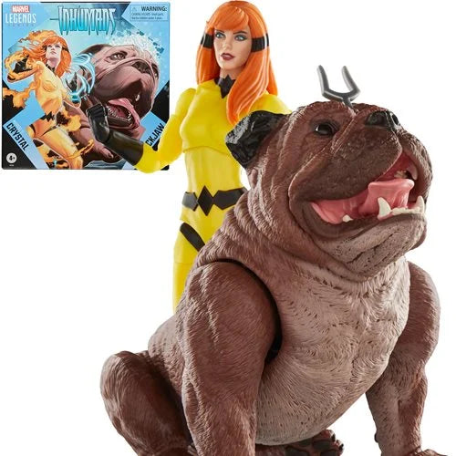 ﻿﻿﻿Inhumans Marvel Legends Series Crystal and Lockjaw Deluxe 6-Inch Action Figures