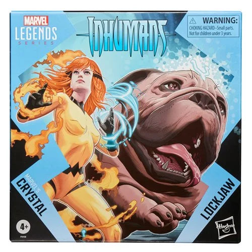 ﻿﻿﻿Inhumans Marvel Legends Series Crystal and Lockjaw Deluxe 6-Inch Action Figures