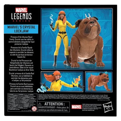 ﻿﻿Inhumans Marvel Legends Series Crystal and Lockjaw Deluxe 6-Inch Action Figures