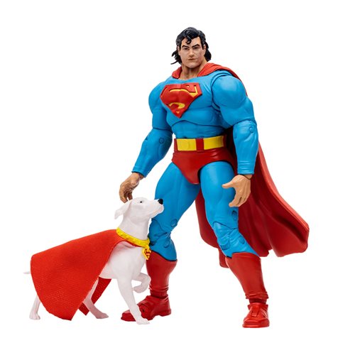 DC McFarlane Collector Edition Wave 3 Superman and Krypto Return of Superman 7-Inch Scale Action Figure