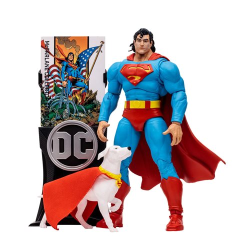 DC McFarlane Collector Edition Wave 3 Superman and Krypto Return of Superman 7-Inch Scale Action Figure