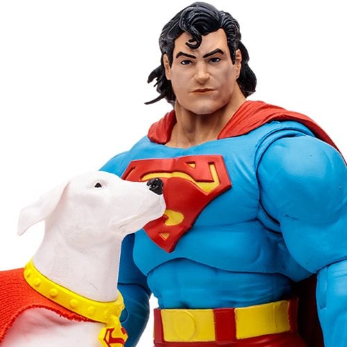 DC McFarlane Collector Edition Wave 3 Superman and Krypto Return of Superman 7-Inch Scale Action Figure